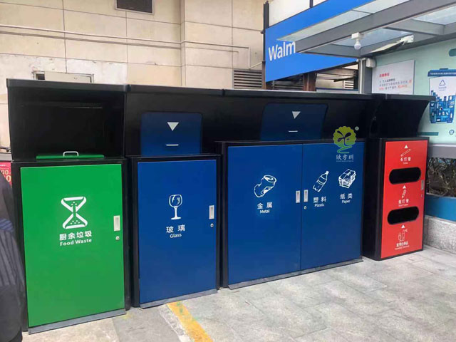 深圳寶安社區(qū)垃圾分類亭定時(shí)定點(diǎn)不銹鋼密閉大垃圾箱 深圳寶安社區(qū)垃圾分類亭定時(shí)定點(diǎn)不銹鋼密閉大垃圾箱
